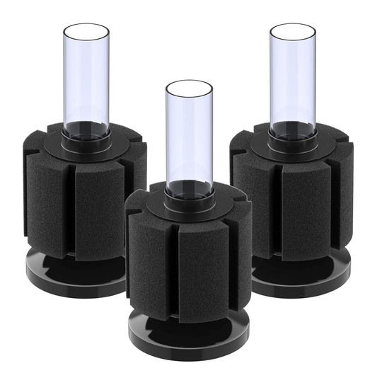 Pawfly 3 Pack Aquarium Sponge Filter for Nano Tanks up to 10 Gallons